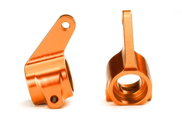 TRA3636T Traxxas Aluminum Steering Blocks w/Ball Bearings (Orange) (2)