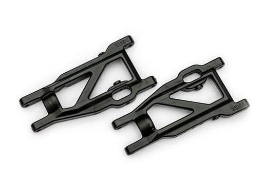 TRA3655-BLK Traxxas Suspension arms, black, front/rear, heavy duty (2)