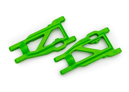 TRA3655-GRN Traxxas Suspension arms, green, front/rear, heavy duty (2)