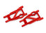 TRA3655-RED Traxxas Suspension arms, red, front/rear, heavy duty (2)