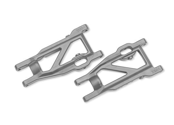 TRA3655-SLGRY Traxxas Suspension Arms, F/R (L&R), Heavy Duty - Slate Gray (2)