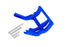TRA3677-BLUE Traxxas Wheelie Bar Mount/Hardware - Blue (1)