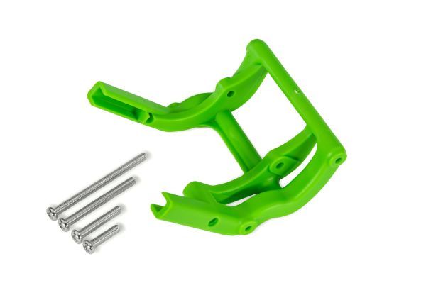 TRA3677-GRN Traxxas Wheelie Bar Mount/Hardware - Green (1)