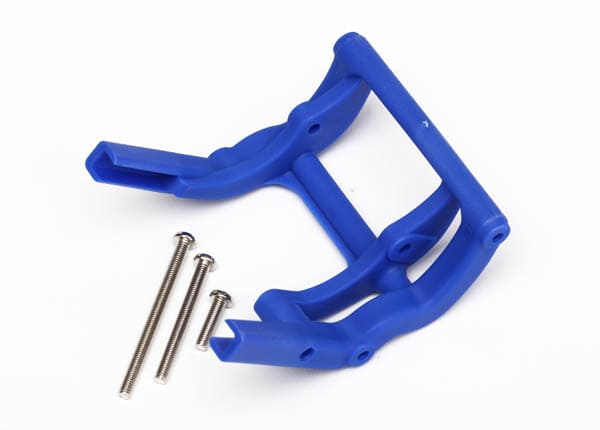 TRA3677X Traxxas Wheelie Bar Mount (Blue) (Son-uva Digger)