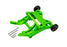 TRA3678-GRN Traxxas Wheelie Bar, Assembled, Adjustable - Green