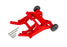 TRA3678-RED Traxxas Wheelie Bar, Assembled, Adjustable - Red