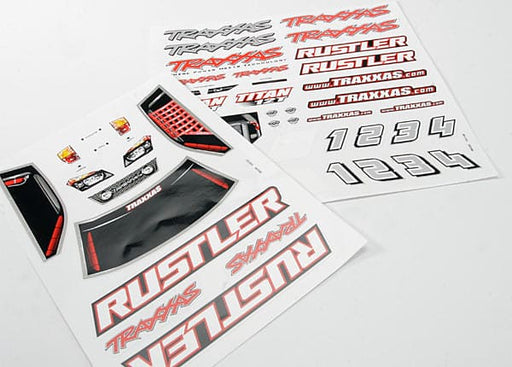 TRA3716 Traxxas Decal Sheets, Rustler