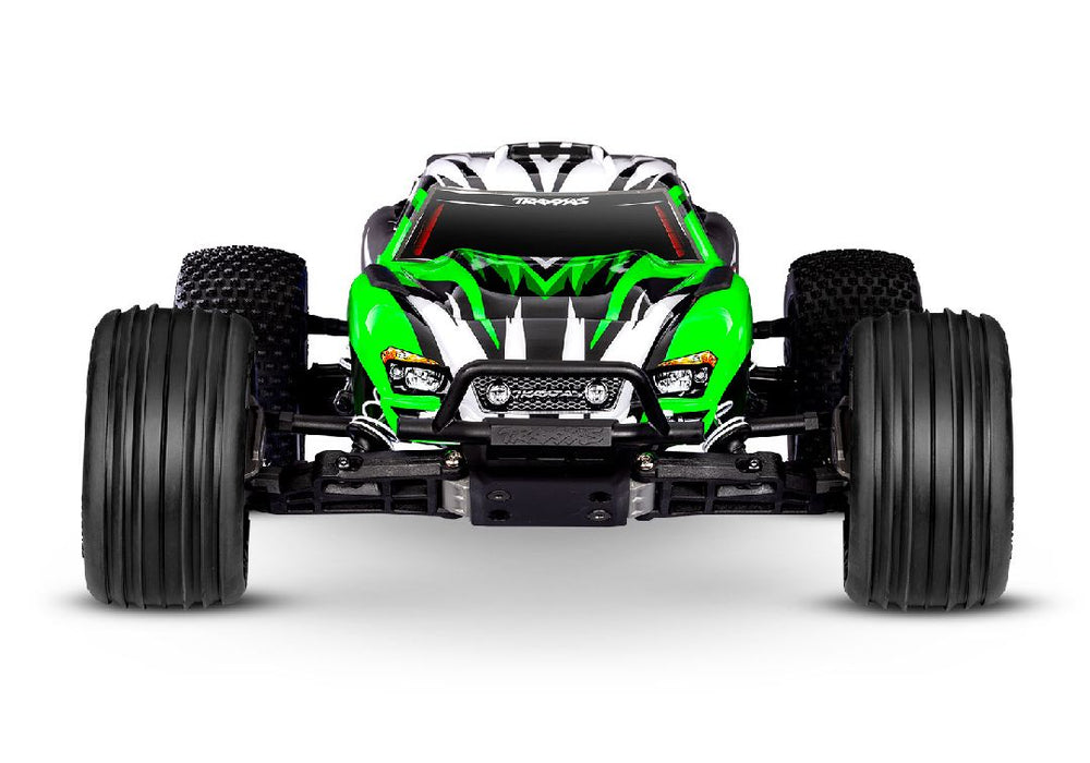 TRA37254-8GREENX Traxxas 1/10 Rustler ExtremeHD 2wd RTR - GreenX FOR LONG RUN TIME & QUICK CHARGER ORDER TRA2992