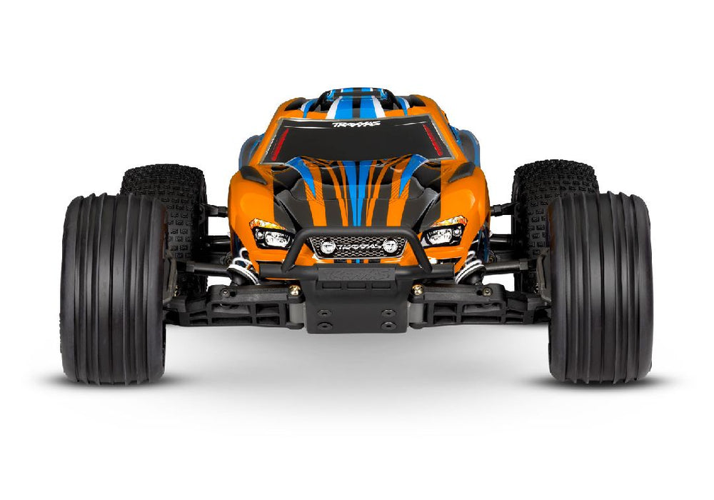 TRA37254-8ORANGE Traxxas 1/10 Rustler ExtremeHD 2wd RTR - Orange FOR LONG RUN TIME & QUICK CHARGER ORDER TRA2992