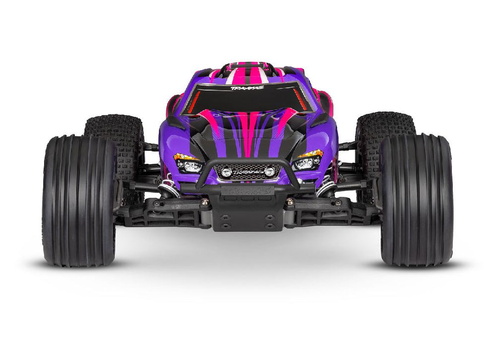 TRA37254-8PINK Traxxas 1/10 Rustler ExtremeHD 2wd RTR - Pink