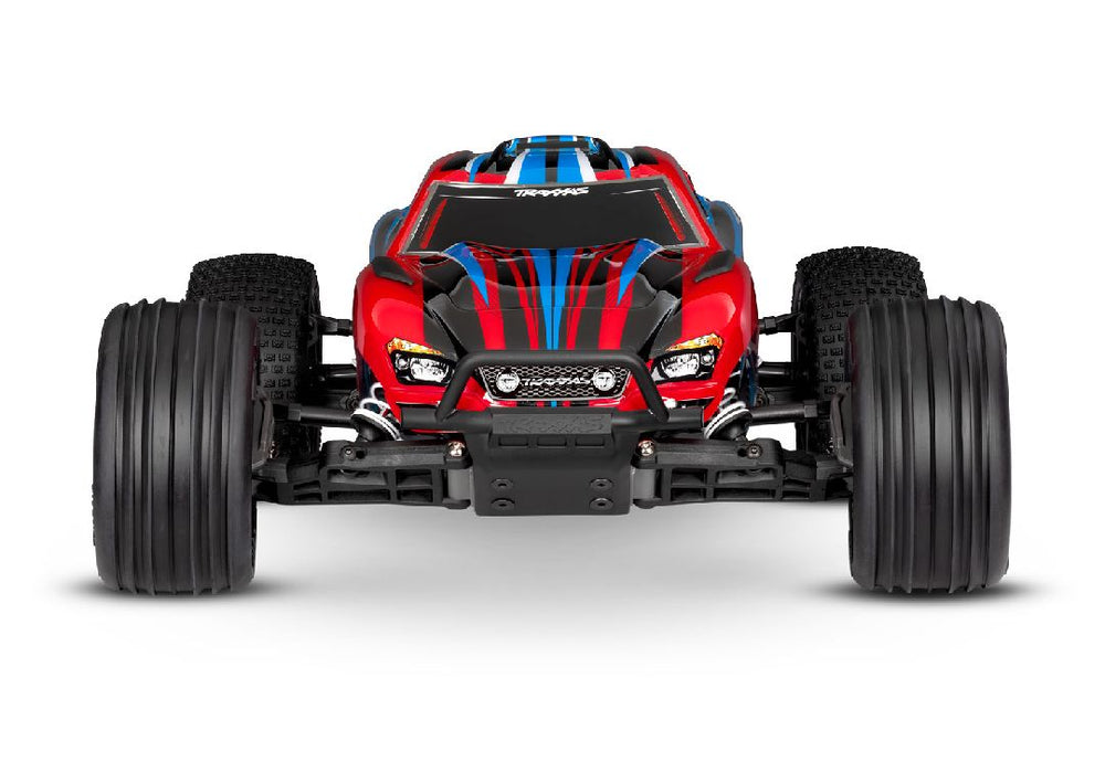 TRA37254-8RED Traxxas 1/10 Rustler ExtremeHD 2wd RTR - Red