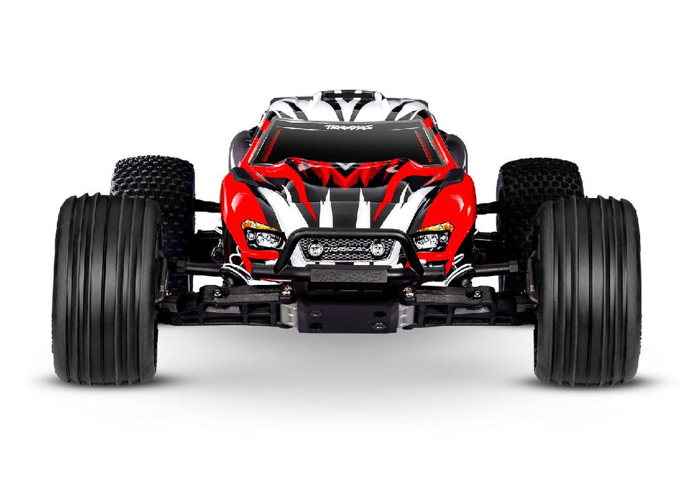 TRA37254-8REDX Traxxas 1/10 Rustler ExtremeHD 2wd RTR - RedX FOR LONG RUN TIME & QUICK CHARGER ORDER TRA2992