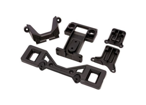 TRA3731X-BLK Traxxas Body Mounts (F&R) (2)