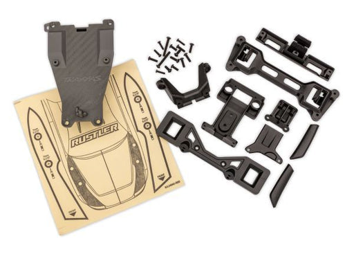 TRA3734X Traxxas Chassis & Body Conversion Kit, Rustler