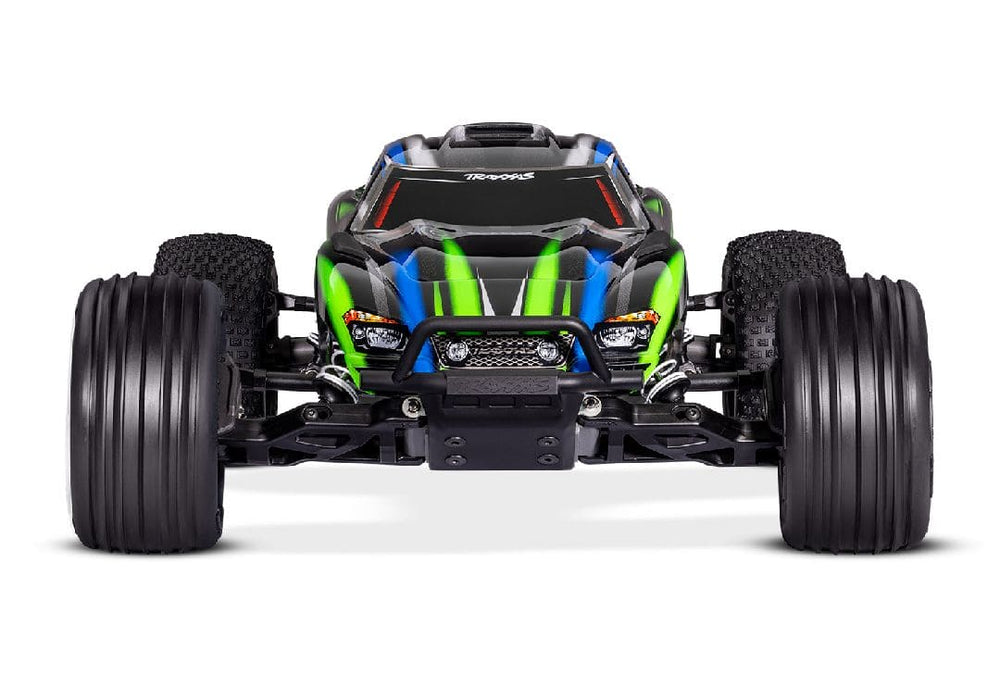 TRA37354-4GREEN Traxxas 1/10 Rustler 2WD BL-2S Clipless - Green **Free battery charger with the purchase of this truck. Please add TRA2827X and TRA2920 to your order  to get it free.** if you order from this promotion it is final sale