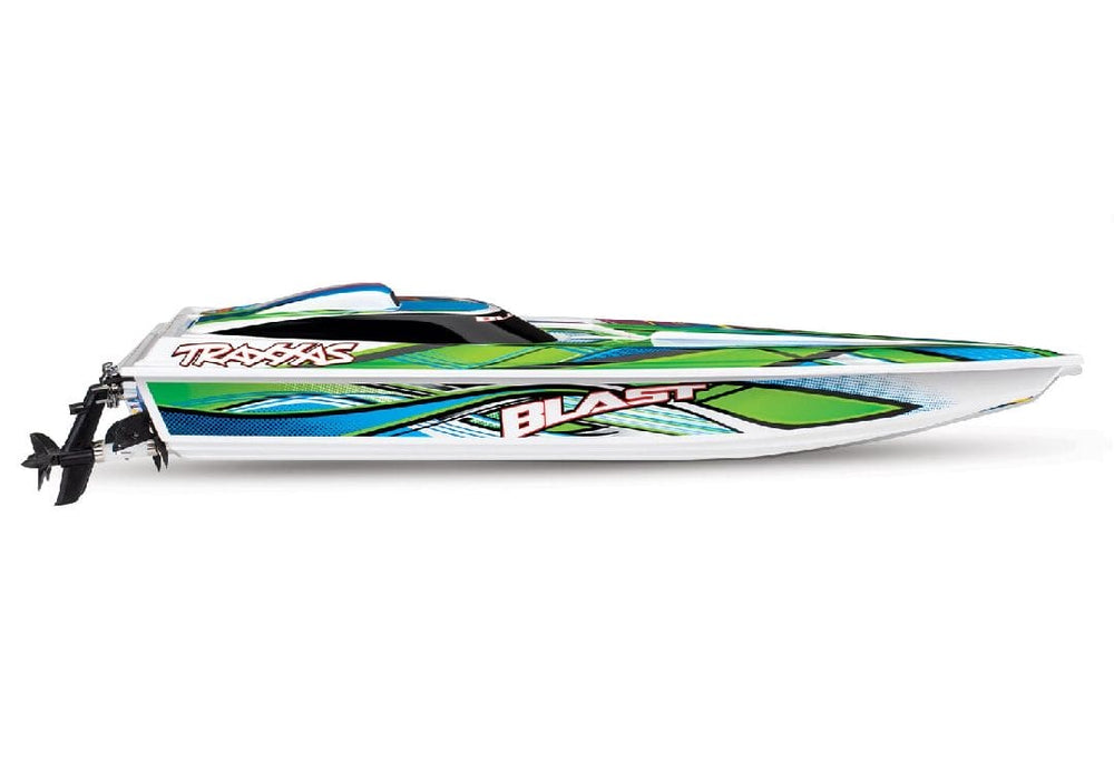 TRA38104-8GREEN Traxxas Blast 24" High Performance RTR Race Boat - Green (For Extra battery order part number TRA2922X	)*