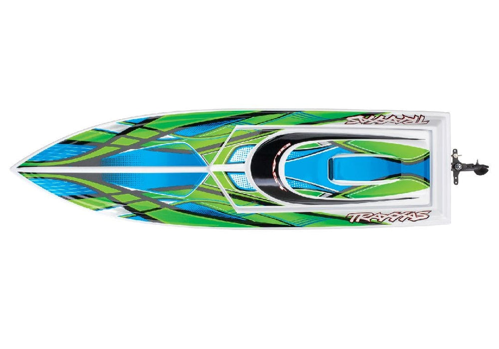 TRA38104-8GREEN Traxxas Blast 24" High Performance RTR Race Boat - Green (For Extra battery order part number TRA2922X	)*