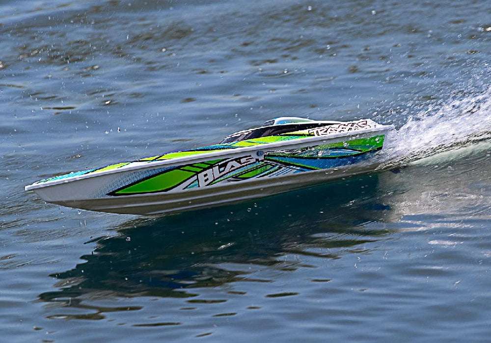 TRA38104-8GREEN Traxxas Blast 24" High Performance RTR Race Boat - Green