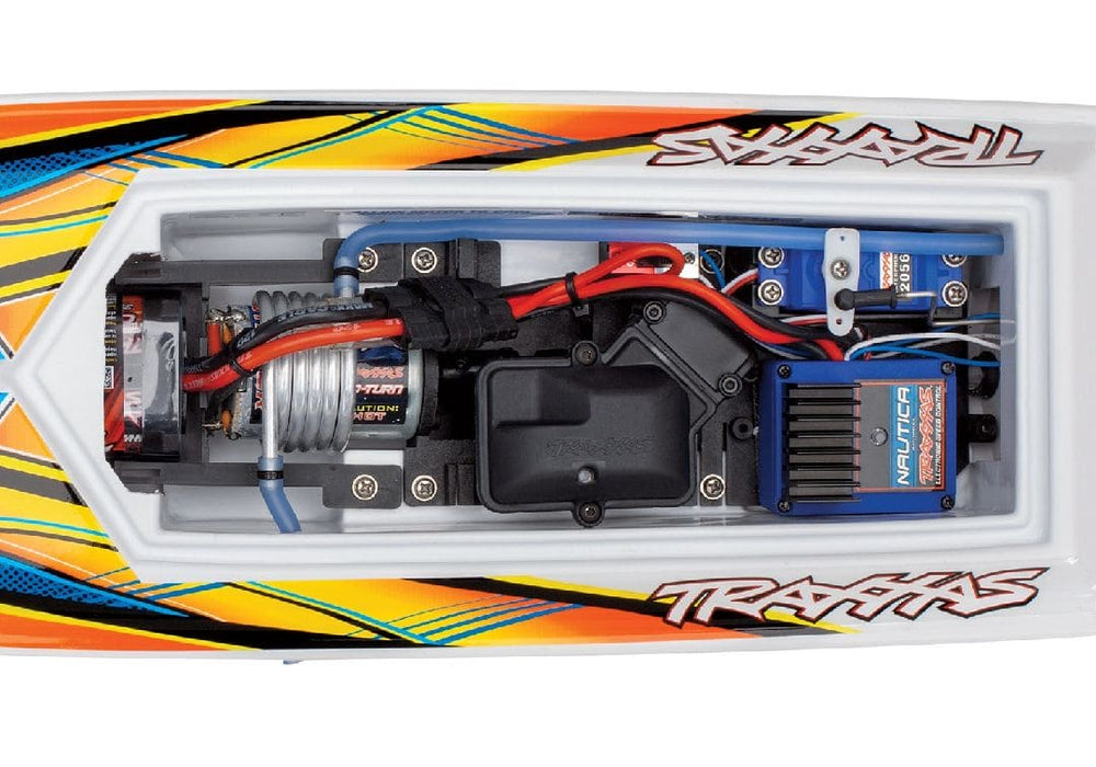 TRA38104-8ORANGE Traxxas Blast 24" High Performance RTR Race Boat - Orange