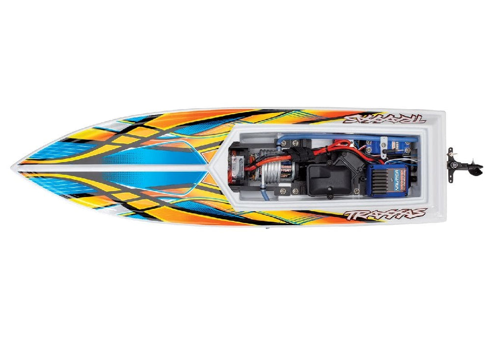 TRA38104-8ORANGE Traxxas Blast 24" High Performance RTR Race Boat - Orange