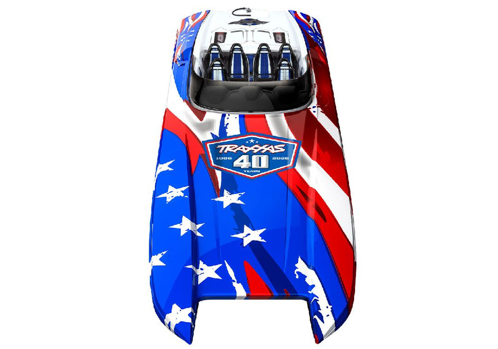 TRA57046-440TH Traxxas DCB M41 Widebody 40" Catamaran Race Boat - 40th YOU will need this part #TRA2990 to run this boat