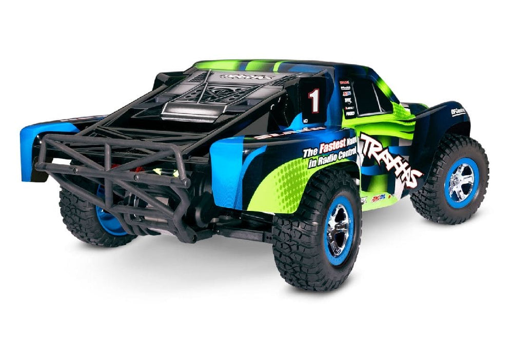 TRA58034-8GREEN Traxxas Slash 1/10 2WD Short Course Racing Truck RTR - Green **SOLD SEPARATELY AND REQUIRED TRA2912 AND TREA2916 OR FOR QUCK CHARGER &LONG RUN TIME BATTERY ORDER PART # TRA2992**