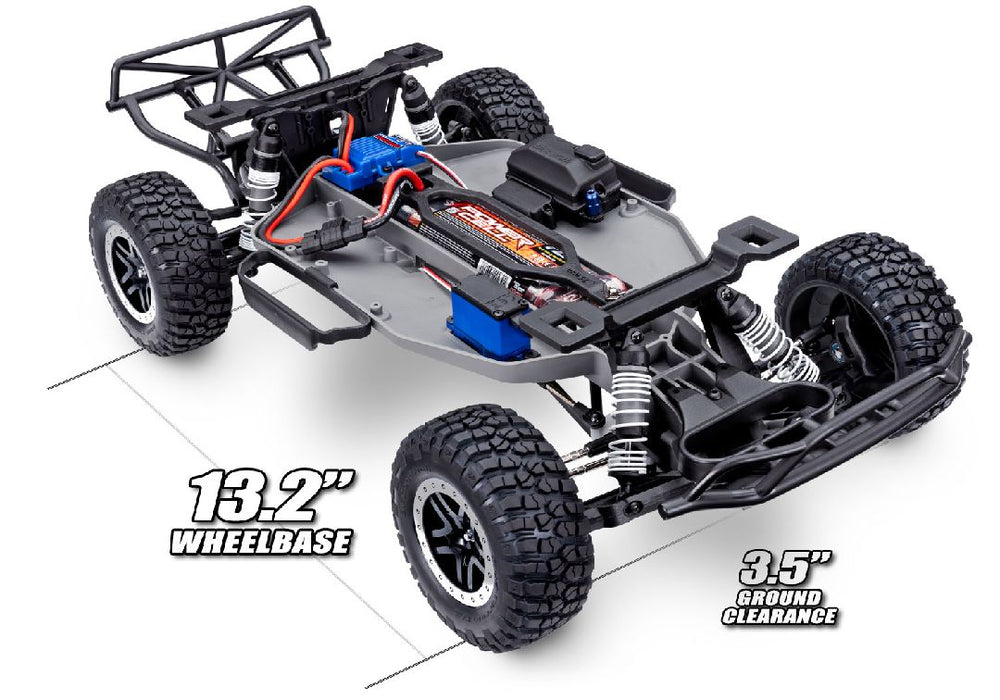 TRA58234-8BLUEX Traxxas 1/10 Slash XL-5 2wd RTR (B&W Incl) - BlueX**Sold Separately for the best run time you will need part# Tra2992***