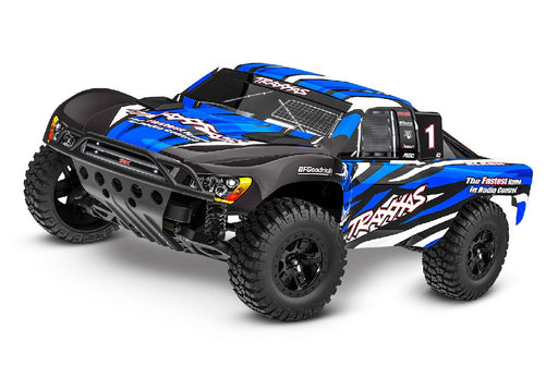 TRA58234-8BLUEX Traxxas 1/10 Slash XL-5 2wd RTR (B&W Incl) - BlueX**Sold Separately for the best run time you will need part# Tra2992***