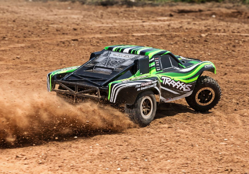 TRA58234-8GREENX Traxxas 1/10 Slash XL-5 2wd RTR (B&W Incl) - GreenX **Sold Separately for the best run time you will need part# Tra2992***