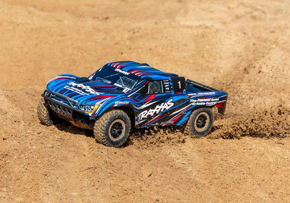 TRA58334-4 BLUE /10 Slash 2WD, BL-2s HD Brushless, Clipless - Blue **Free battery charger with the purchase of this truck. Please add TRA2827X and TRA2920 to your order  to get it free.** if you order from this promotion it is final sale