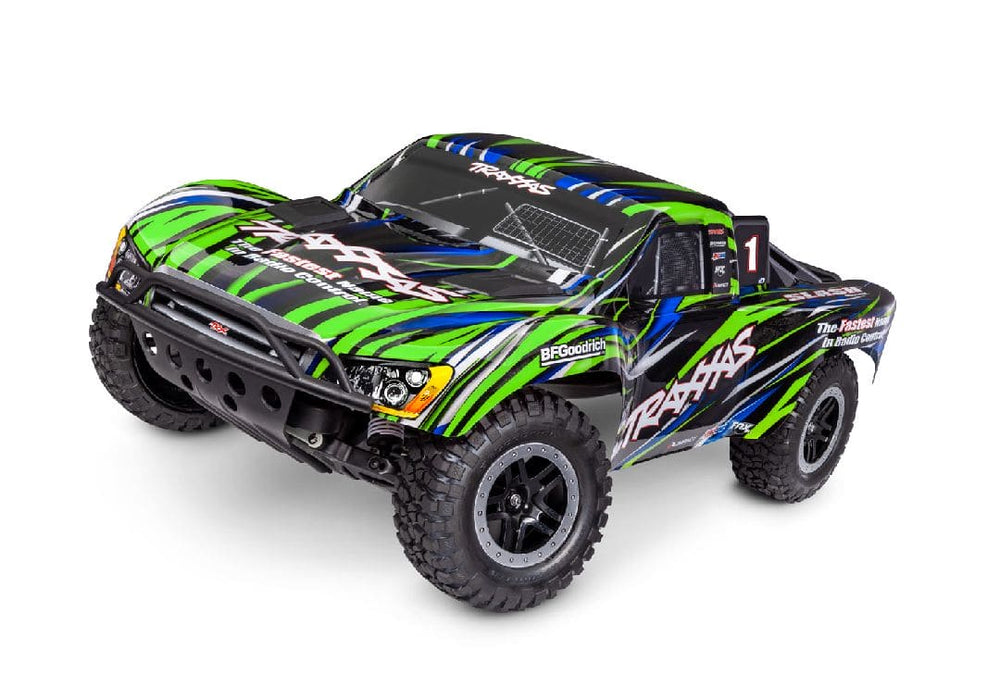TRA58334-4 GREEN 1/10 Slash 2WD, BL-2s HD Brushless, Clipless - Green**Free battery charger with the purchase of this truck. Please add TRA2827X and TRA2920 to your order  to get it free.** if you order from this promotion it is final sale