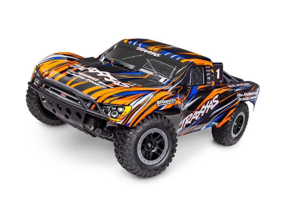 TRA58334-4 ORANGE 1/10 Slash 2WD, BL-2s HD Brushless, Clipless - Orange**Free battery charger with the purchase of this truck. Please add TRA2827X and TRA2920 to your order  to get it free.** if you order from this promotion it is final sale