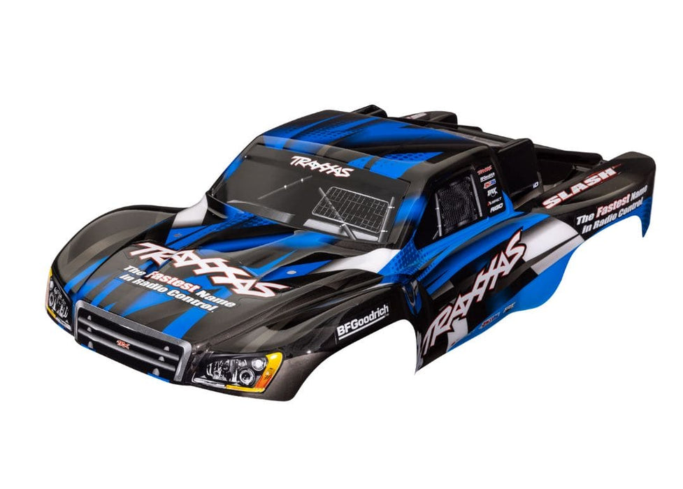TRA5851X Traxxas Body, Slash 2WD Blue (Painted, Decals Applied)