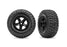 TRA5878-BLK Traxxas SCT Black Wheels & BFGoodrich Tires (2)