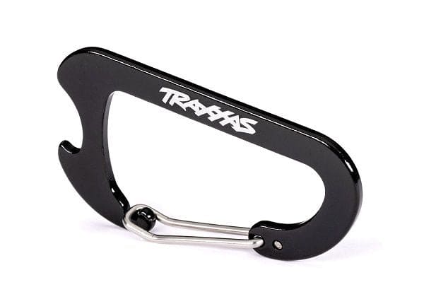 TRA61660 Traxxas Carabiner - Black with Bottle Opener