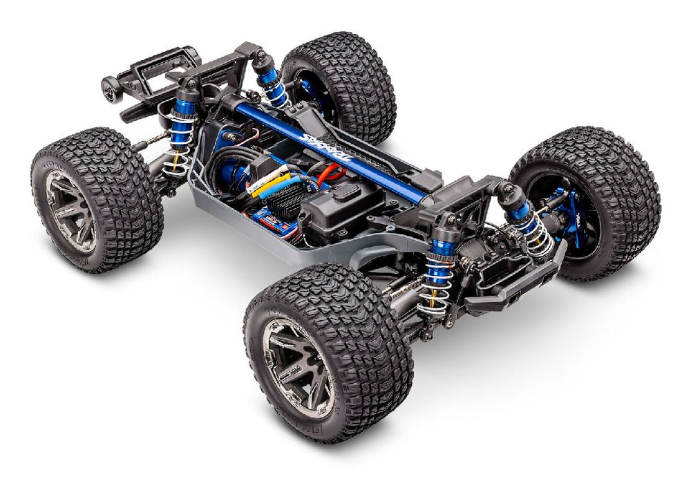 TRA67097-4 Traxxas Rustler 4X4 Ultimate - Blue * **Sold Separately you will need TRA2970-3S to run this truck