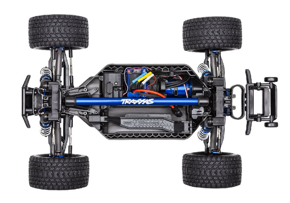 TRA67097-4 Traxxas Rustler 4X4 Ultimate - Blue * **Sold Separately you will need TRA2970-3S to run this truck