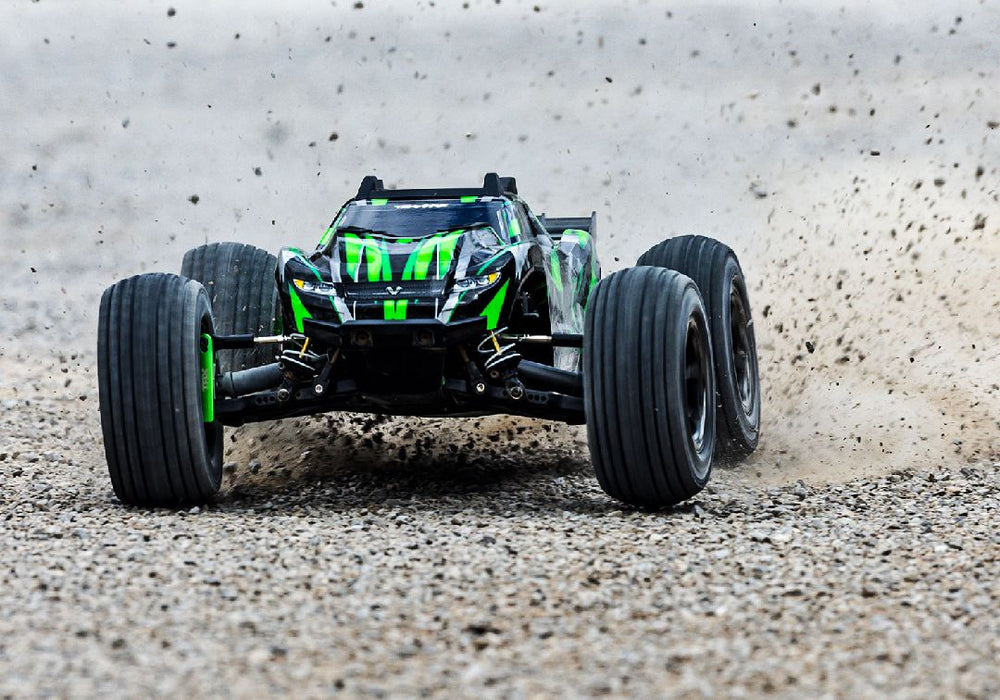TRA67097-4 Traxxas Rustler 4X4 Ultimate - Green * **Sold Separately you will need TRA2970-3S to run this truck