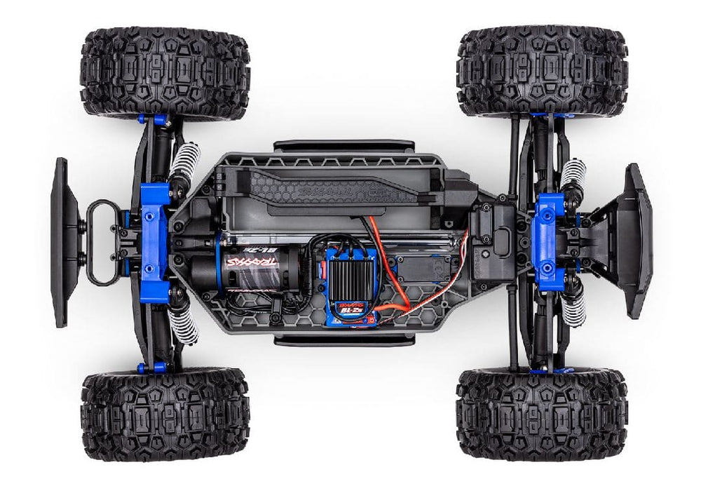 TRA67154-4BLUE Traxxas Stampede 1/10 4X4 Brushless Monster Truck RTR - Blue **Free battery charger with the purchase of this truck. Please add TRA2827X and TRA2920 to your order  to get it free.** if you order from this promotion it is final sale