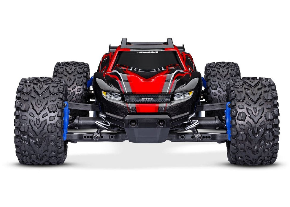 TRA67164-4RED Traxxas Rustler 1/10 4X4 Brushless Stadium Truck RTR - Red **Free battery charger with the purchase of this truck. Please add TRA2827X and TRA2920 to your order  to get it free.** if you order from this promotion it is final sale