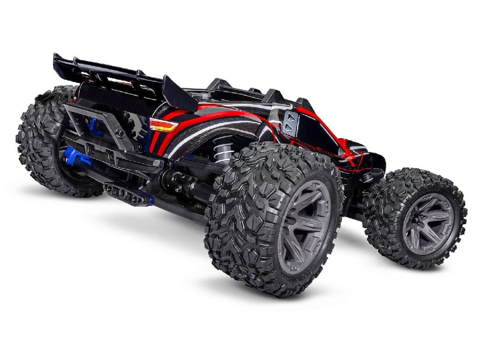 TRA67164-4RED Traxxas Rustler 1/10 4X4 Brushless Stadium Truck RTR - Red **Free battery charger with the purchase of this truck. Please add TRA2827X and TRA2920 to your order  to get it free.** if you order from this promotion it is final sale