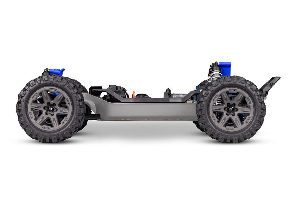 TRA67164-4BLUE Traxxas Rustler 1/10 4X4 Brushless Stadium Truck RTR - Blue **SOLD SEPARATELY you will need tra2992 to run this truck**