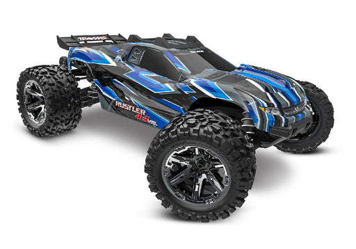 TRA67376-4BLUE Traxxas Rustler VXL Brushless 4X4 1/10 Stadium Truck - Blue **SOLD SEPARATELY AND REQUIRED ORDER PART # TRA2970-3S**