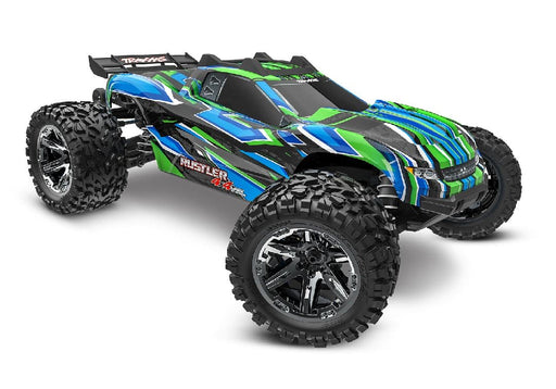 TRA67376-4GREEN Traxxas Rustler VXL Brushless 4X4 1/10 Stadium Truck - Green **SOLD SEPARATELY AND REQUIRED ORDER PART # TRA2970-3S**