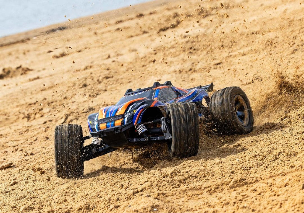 TRA67376-4ORANGE Traxxas Rustler VXL Brushless 4X4 1/10 Stadium Truck - Orange **SOLD SEPARATELY AND REQUIRED ORDER PART # TRA2970-3S**