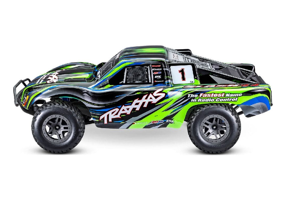 TRA68154-4GREEN Traxxas Slash 1/10 4X4 Brushless Short Course Truck RTR - Green**Free battery charger with the purchase of this truck. Please add TRA2827X and TRA2920 to your order  to get it free.** if you order from this promotion it is final sale