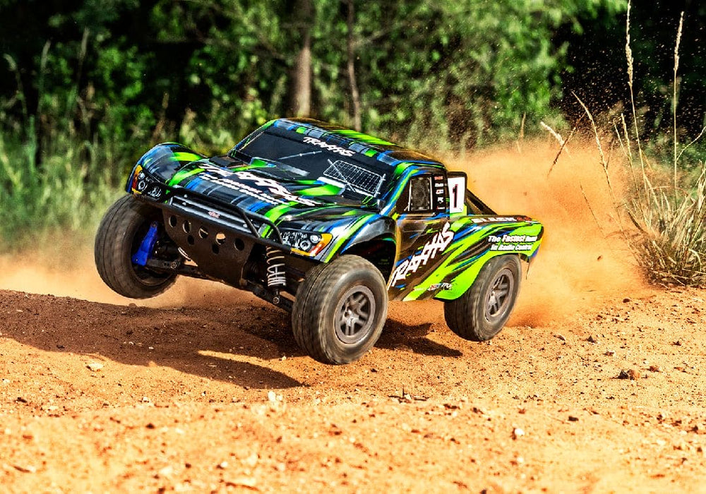TRA68154-4GREEN Traxxas Slash 1/10 4X4 Brushless Short Course Truck RTR - Green**Free battery charger with the purchase of this truck. Please add TRA2827X and TRA2920 to your order  to get it free.** if you order from this promotion it is final sale