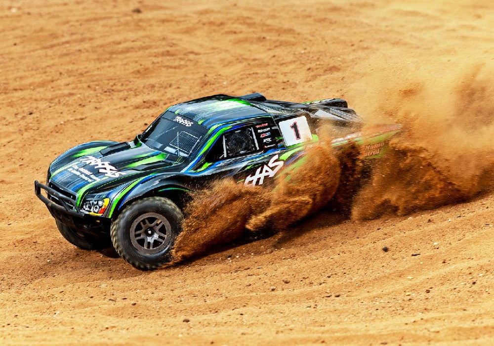 TRA68154-4GREEN Traxxas Slash 1/10 4X4 Brushless Short Course Truck RTR - Green**Free battery charger with the purchase of this truck. Please add TRA2827X and TRA2920 to your order  to get it free.** if you order from this promotion it is final sale