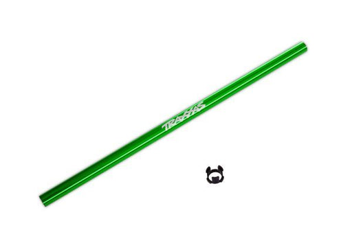 TRA6855-GRN Traxxas Driveshaft, Center (214mm) - Green-Anodized