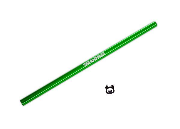 TRA6855-GRN Traxxas Driveshaft, Center (214mm) - Green-Anodized